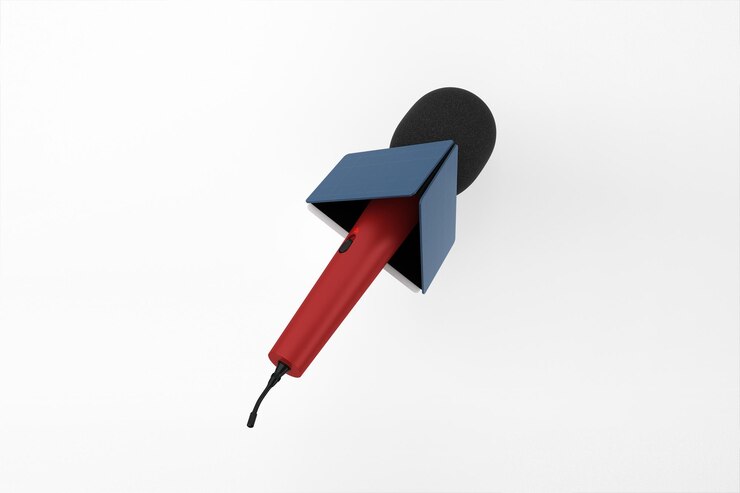 PSD maqueta de micrófono