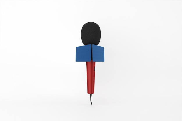 Maqueta de micrófono