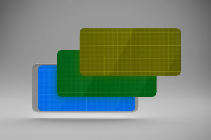 PSD maqueta móvil limpia