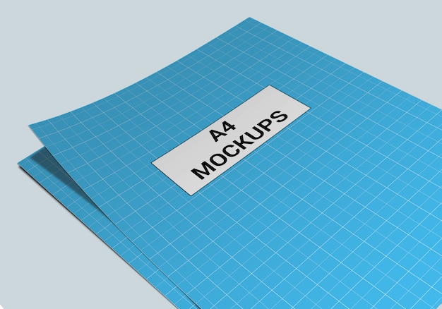 Maqueta de página A4 para volante, factura, membrete y otros