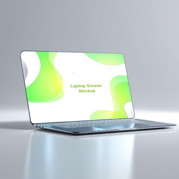 maqueta de pantalla de computadora portátil psd