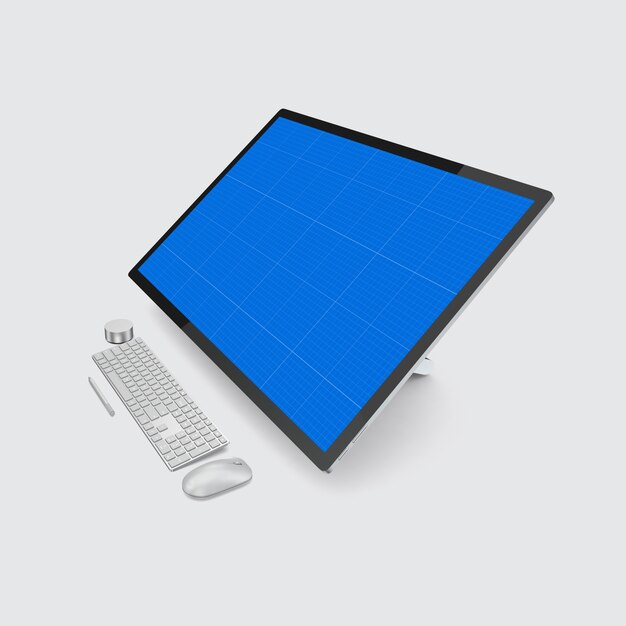 Maqueta de pantalla de computadora