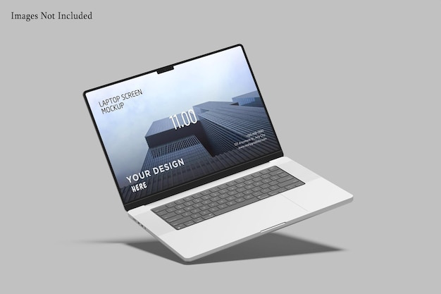 Maqueta de pantalla de laptop