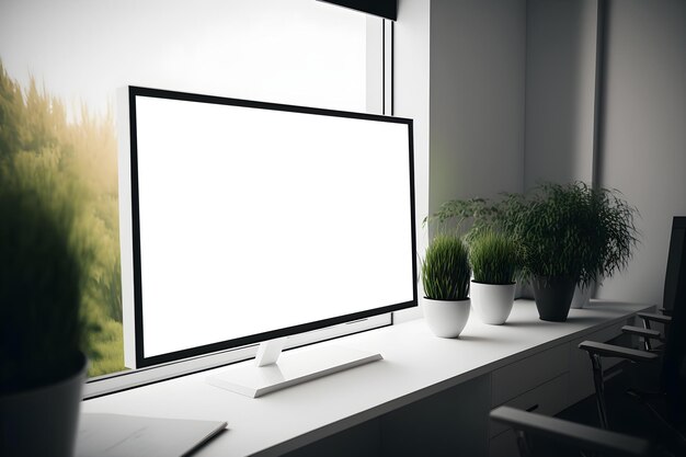 PSD maqueta de pantalla led ancha para interiores, maqueta de pantalla led horizontal psd