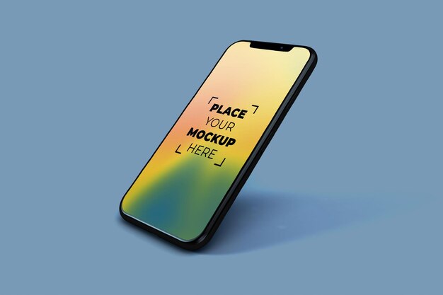 maqueta de pantalla movil