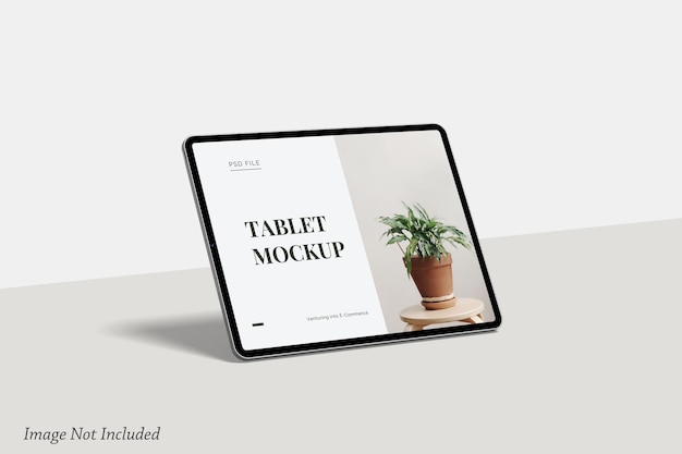 PSD maqueta de pantalla de tableta minimalista premium psd