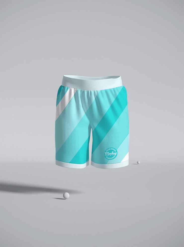 maqueta de pantalones cortos de niños
