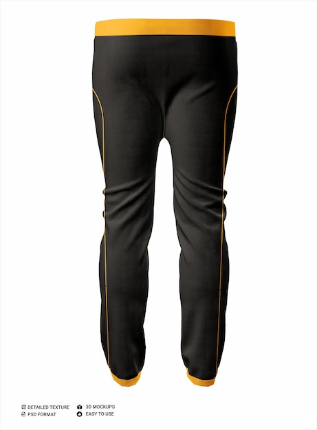 Maqueta de pantalones de entrenamiento
