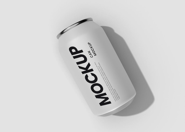 Maqueta de paquete de lata de refresco