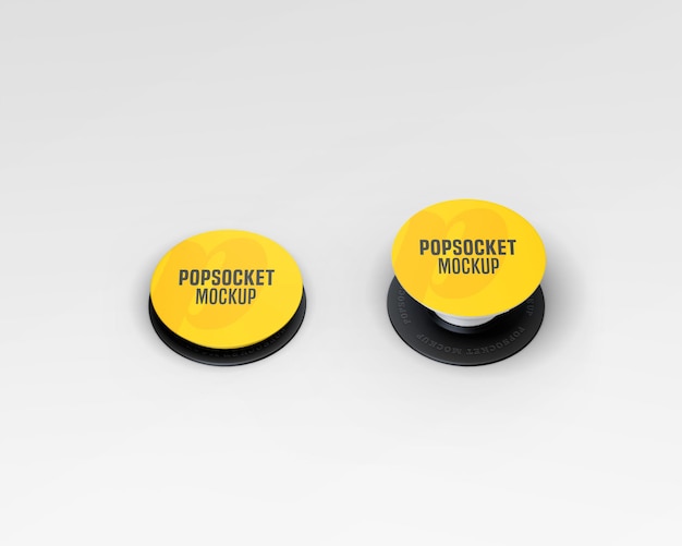 Maqueta de Popsocket aislado