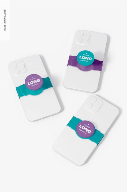 Maqueta de Popsockets largos