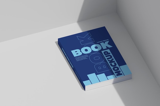 Maqueta de portada de libro estilo minimalista