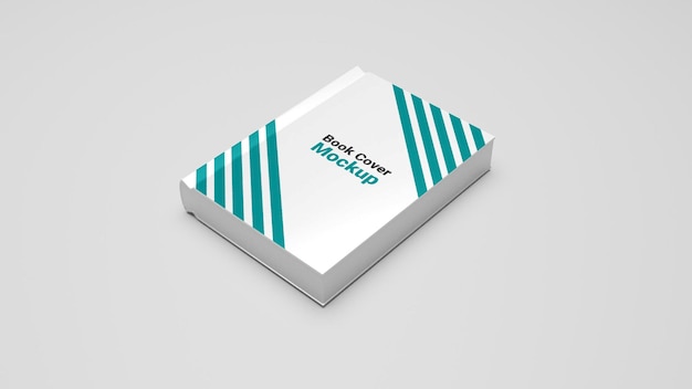 Maqueta de portada de libro en formato PSD