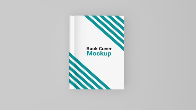 Maqueta de portada de libro en formato PSD