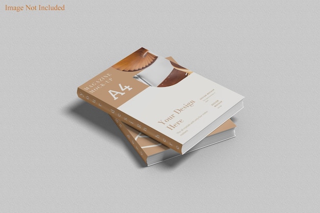 maqueta de portada de libro de tapa blanda