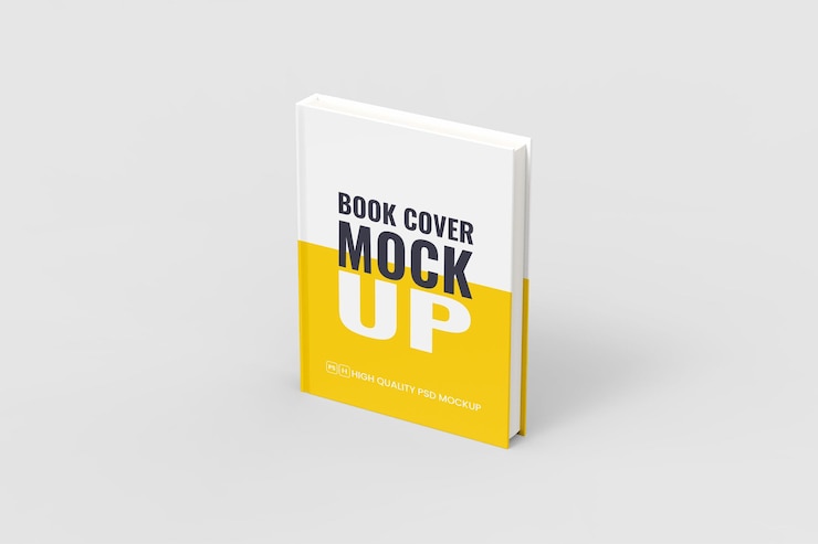 PSD maqueta de portada de libro