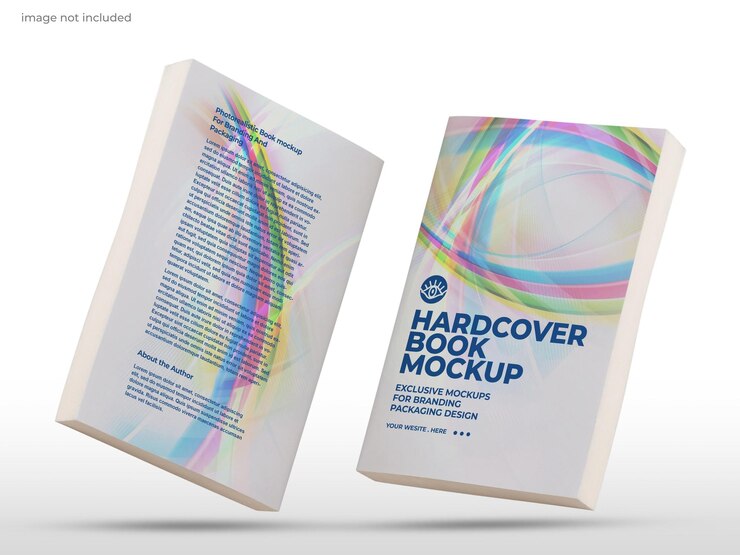 PSD maqueta de portada de libro