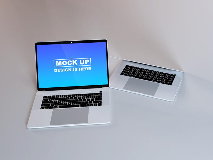 Maqueta de portátil Maqueta de pantalla Maqueta de pantalla Maqueta digital Maqueta de MacBook Maqueta editable Maqueta de LED Maqueta de imagen de la pantalla de la computadora portátil