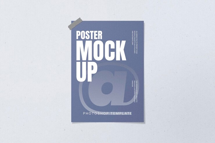 Maqueta de póster de Psd para marca y publicidad