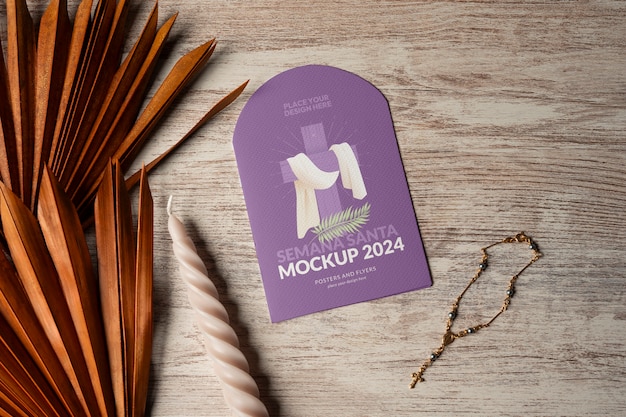 Maqueta de póster de la Semana Santa