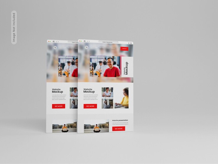 Maqueta de presentación del sitio web