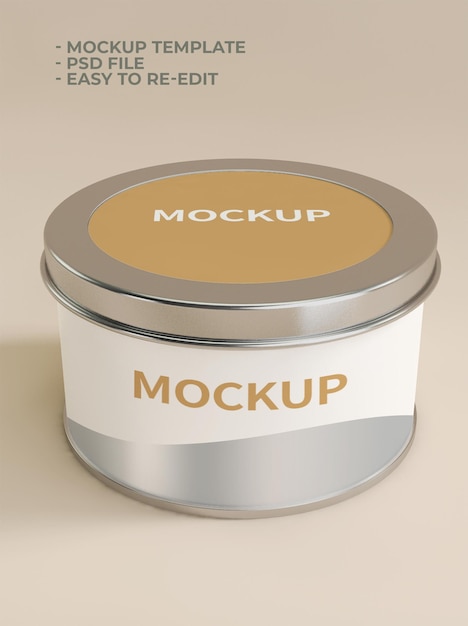 Maqueta de producto cosmético de belleza