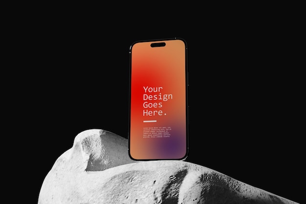 PSD una maqueta psd de phone pro