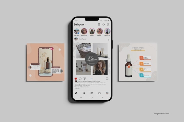 Maqueta de publicación de Instagram