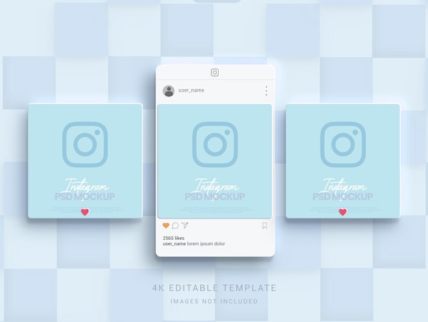 Maqueta de publicación de Instagram