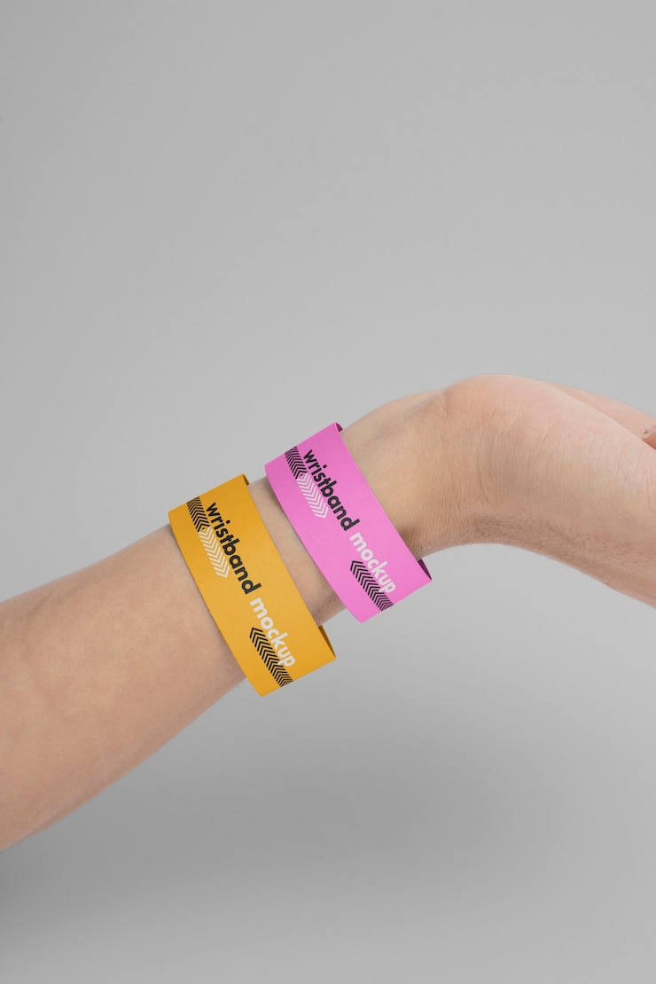 PSD maqueta de pulsera de brazo
