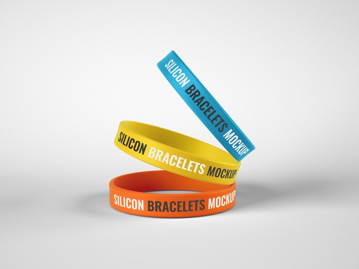 Maqueta de pulsera de caucho de silicona