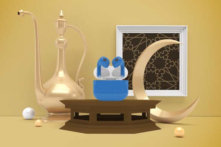 PSD maqueta de ramadán pods