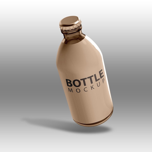 Maqueta REALISTA DE BOTELLA DE VIDRIO