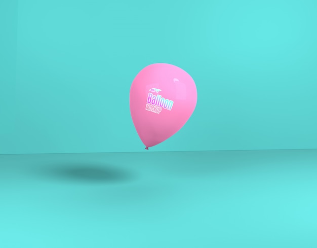 Maqueta realista de globos