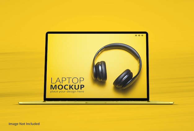 Maqueta realista de portátil Macbook pro