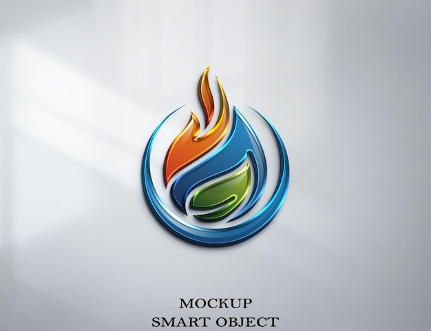 maqueta en relieve del logotipo