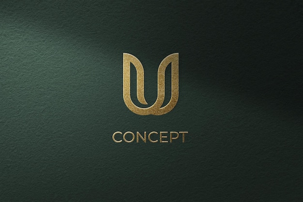 maqueta en relieve del logotipo