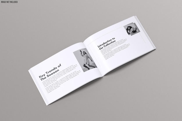 Maqueta de la revista A4 Landscape