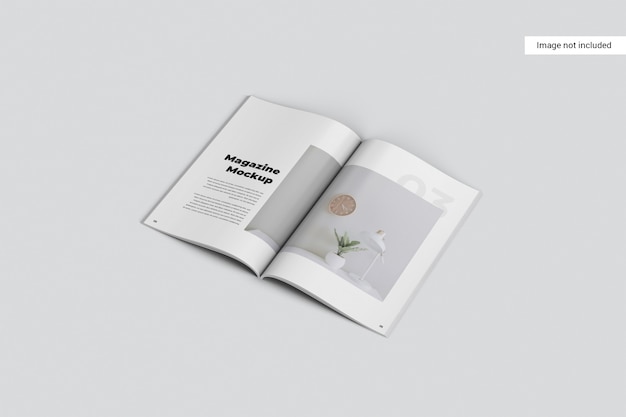 Maqueta de revista creativa