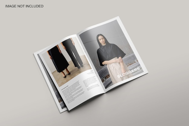 Maqueta de una revista