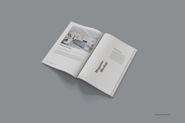 Maqueta de una revista