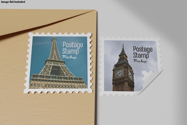 Maqueta de sello postal