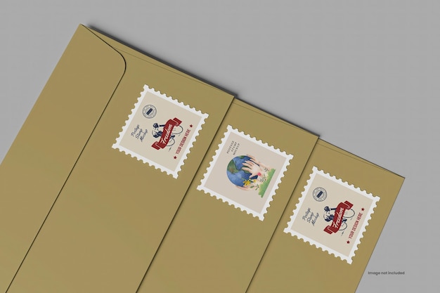 Maqueta de sello postal