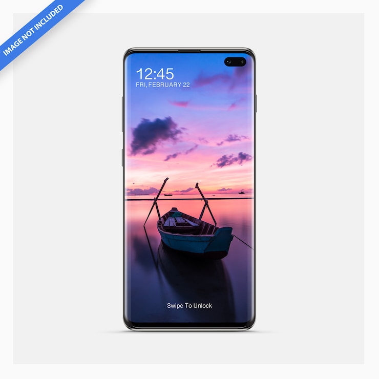 PSD maqueta de smartphone android