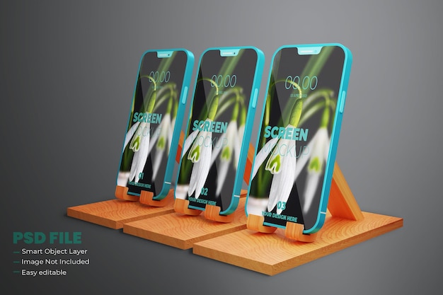 Maqueta de smartphone realista