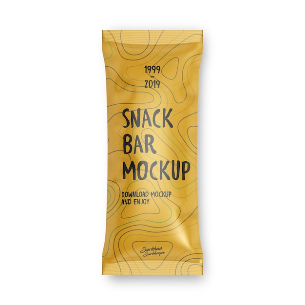 PSD maqueta de snack bar