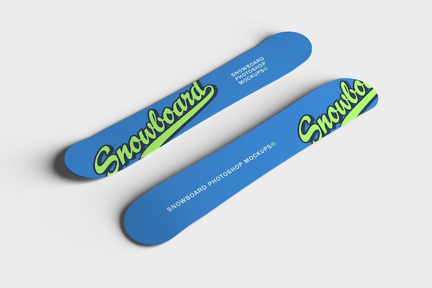 Maqueta de snowboard