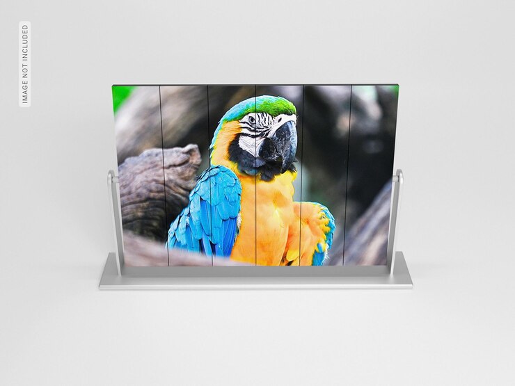 PSD maqueta de soporte de pantalla de tv led ancha
