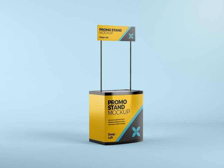 Maqueta de stand promocional
