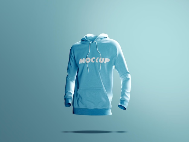 maqueta de una sudadera con capucha